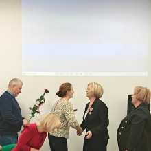 Medal Komisji Edukacji Narodowej dla Dyrektor Przedszkola Publicznego Bajkowej Akademii w Rozalinie